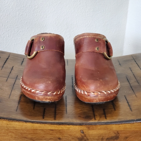  Frye Charlotte Ring Mule Clogs - Picture 2 of 8